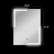 Load image into Gallery viewer, RADIANCE goods BackLit Rectangular TouchScreen LED Mirror 3000-6000K 32&quot;
