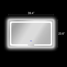 Load image into Gallery viewer, RADIANCE goods BackLit Rectangular TouchScreen LED Mirror 3000-6000K 39&quot;
