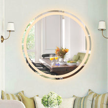 Load image into Gallery viewer, RADIANCE goods BackLit Round TouchScreen LED Mirror 3000-6000K 24&quot;
