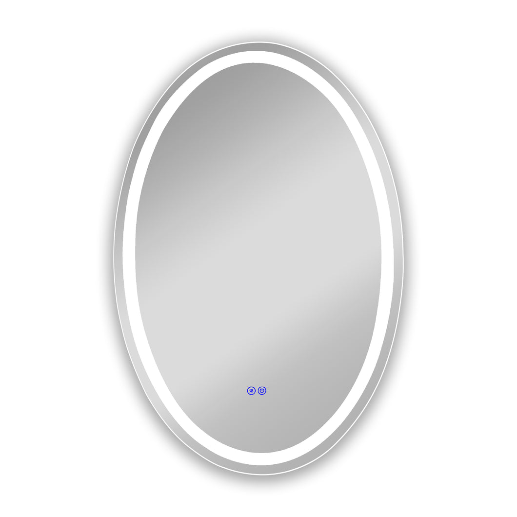 RADIANCE goods BackLit Oval TouchScreen LED Mirror 3000-6000K 42