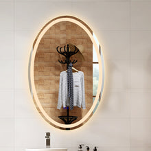 Load image into Gallery viewer, RADIANCE goods BackLit Oval TouchScreen LED Mirror 3000-6000K 42&quot;
