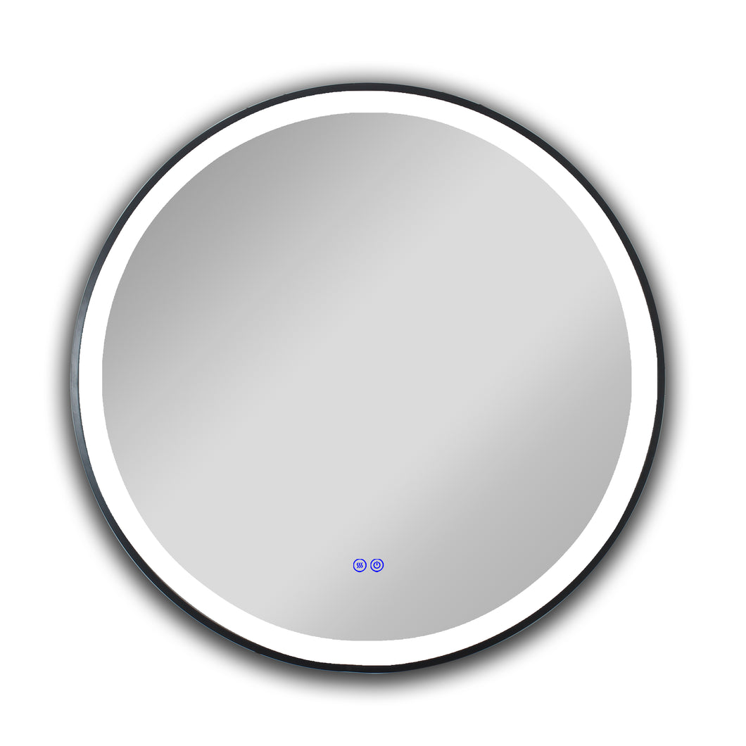 RADIANCE goods Embedded Round TouchScreen LED Mirror 3000-6000K 24