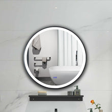 Load image into Gallery viewer, RADIANCE goods Embedded Round TouchScreen LED Mirror 3000-6000K 24&quot;
