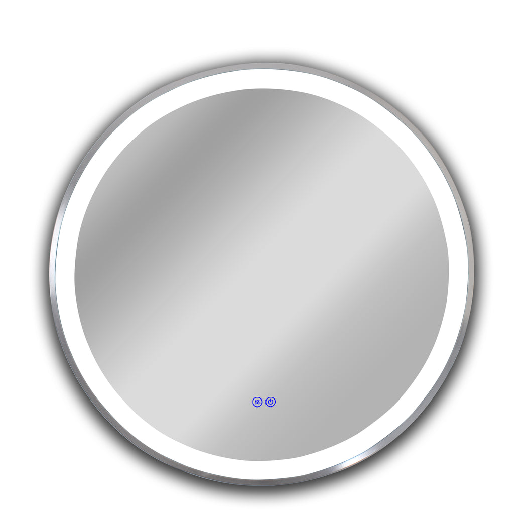 RADIANCE goods Embedded Round TouchScreen LED Mirror 3000-6000K 30