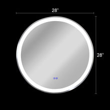 Load image into Gallery viewer, RADIANCE goods Embedded LED Mirror 6000K Daylight White 28&quot;
