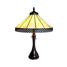 Load image into Gallery viewer, RADIANCE goods Tiffany-Style 2 Light Mission Table Lamp 16&quot; Shade
