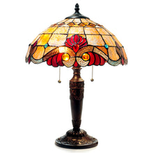Load image into Gallery viewer, RADIANCE goods Tiffany-Style 2 Light Victorian Table Lamp 14.5&quot; Shade
