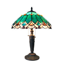 Load image into Gallery viewer, RADIANCE goods Tiffany-Style 2 Light Victorian Table Lamp 16&quot; Shade
