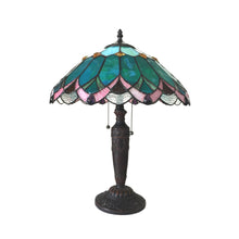 Load image into Gallery viewer, RADIANCE goods Tiffany-Style 2 Light Victorian Table Lamp 16&quot; Shade
