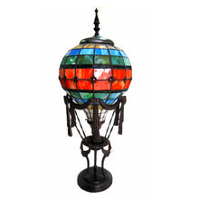 Load image into Gallery viewer, RADIANCE goods Tiffany-Style 1 Light Hot-Air-Balloon Table Lamp 11&quot; Shade
