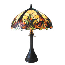 Load image into Gallery viewer, RADIANCE goods Tiffany-Style 2 Light Victorian Table Lamp 16&quot; Shade
