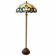 Load image into Gallery viewer, RADIANCE goods Victorian 2 Light Floor Lamp 18&quot; Shade
