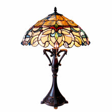 Load image into Gallery viewer, RADIANCE goods Tiffany Style 2 Light Victorian Table Lamp 18&quot; Shade
