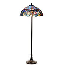 Load image into Gallery viewer, RADIANCE goods Victorian 2 Light Floor Lamp 18&quot; Shade
