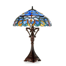 Load image into Gallery viewer, RADIANCE goods Tiffany Style 2 Light Victorian Table lamp 18&quot; Shade
