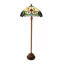 Load image into Gallery viewer, RADIANCE goods Victorian 2 Light Floor Lamp 18&quot; Shade
