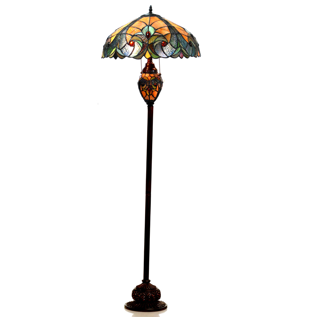 RADIANCE goods Victorian 3 Light Double Lit Floor Lamp 18