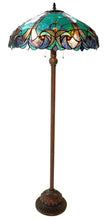 Load image into Gallery viewer, RADIANCE goods Victorian 2 Light Floor Lamp 18&quot; Shade
