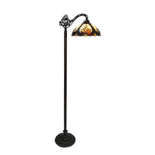 Load image into Gallery viewer, RADIANCE goods Victorian 1 Light Reading Floor Lamp 13&quot; Shade
