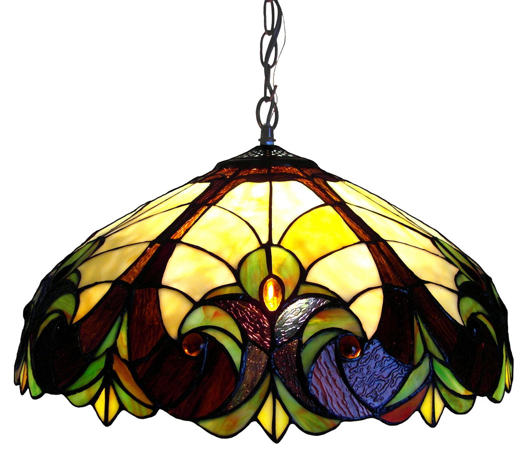 RADIANCE goods Victorian-Style 2 Light Inverted Ceiling Pendant 18