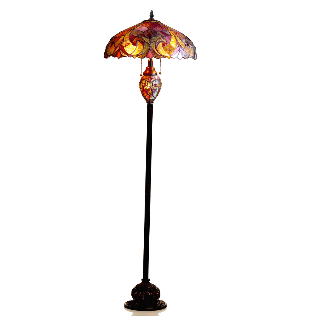 RADIANCE goods Victorian 3 Light Double Lit Floor Lamp 18