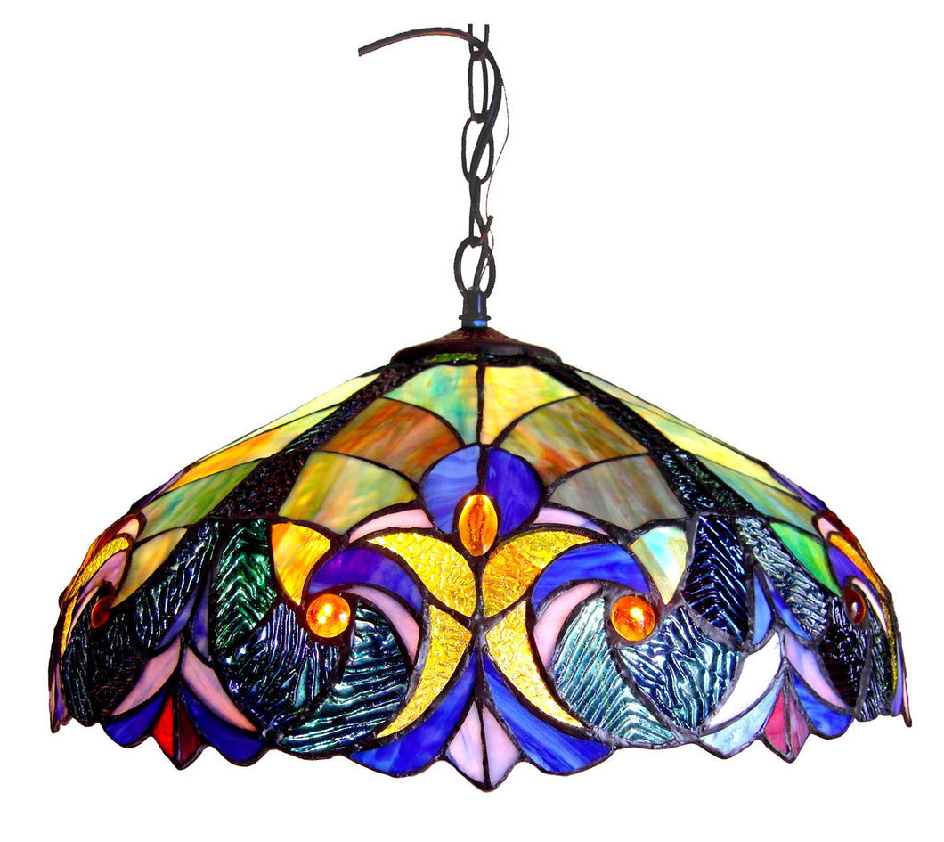 RADIANCE goods Victorian-Style 2 Light Inverted Ceiling Pendent 18