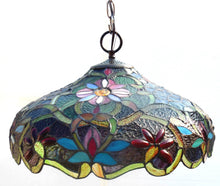 Load image into Gallery viewer, RADIANCE goods Victorian-Style 2 Light Inverted Ceiling Pendant 18&quot; Shade

