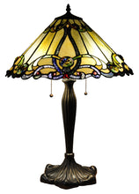Load image into Gallery viewer, RADIANCE goods Tiffany-Style 2 Light Victorian Table Lamp 18&quot; Shade
