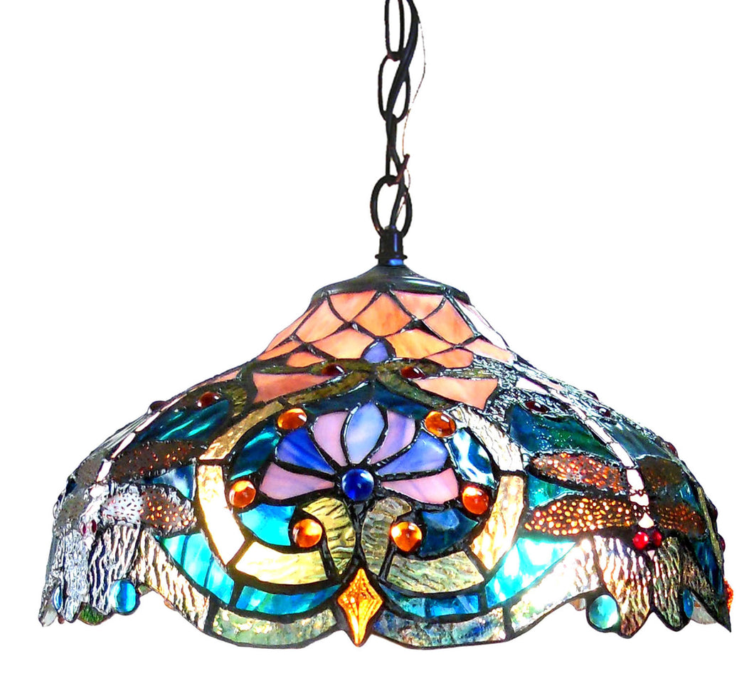 RADIANCE goods Victorian-Style 2 Light Inverted Ceiling Pendant 17