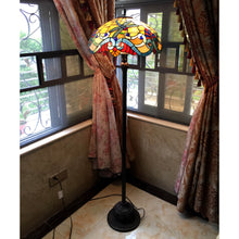 Load image into Gallery viewer, RADIANCE goods Dragonfly 2 Light Floor Lamp 18&quot; Shade
