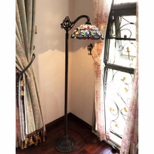 Load image into Gallery viewer, RADIANCE goods Victorian 1 Light Reading Floor Lamp 13&quot; Shade
