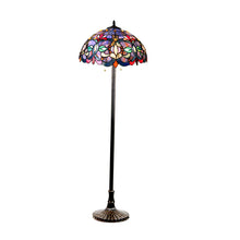 Load image into Gallery viewer, RADIANCE goods Victorian 2 Light Floor Lamp 18&quot; Shade
