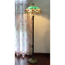 Load image into Gallery viewer, RADIANCE goods Victorian 2 Light Floor Lamp 18&quot; Shade
