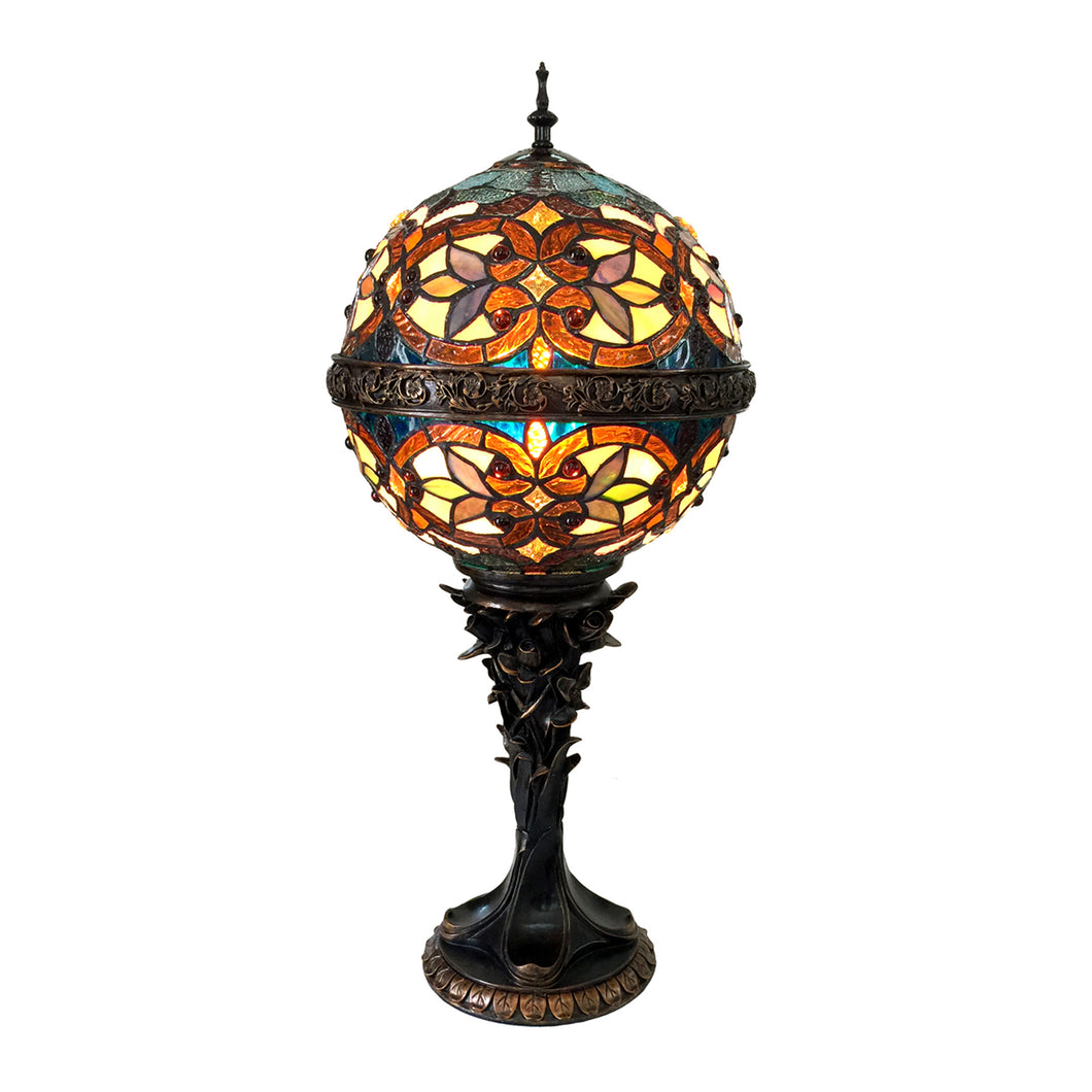 RADIANCE goods Tiffany-Style 1 Light Victorian Table Lamp 11