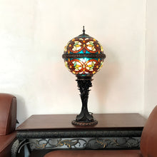 Load image into Gallery viewer, RADIANCE goods Tiffany-Style 1 Light Victorian Table Lamp 11&quot; Shade
