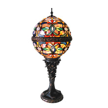 Load image into Gallery viewer, RADIANCE goods Tiffany-Style 1 Light Victorian Table Lamp 11&quot; Shade
