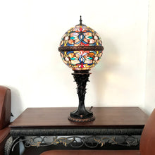 Load image into Gallery viewer, RADIANCE goods Tiffany-Style 1 Light Victorian Table Lamp 11&quot; Shade
