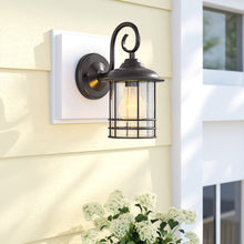 Load image into Gallery viewer, RADIANCE goods Transitional 1 Light Rubbed Bronze Outdoor Wall Sconce 10&quot; Height, 2-pack
