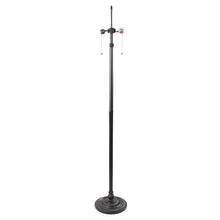 Load image into Gallery viewer, RADIANCE goods Mission Tiffany-style Blackish Bronze 2 Light Floor Lamp 18&quot; Wide/66&quot; Tall
