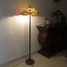 Load image into Gallery viewer, RADIANCE goods Dragonfly 3 Light Floor Lamp 18&quot; Shade
