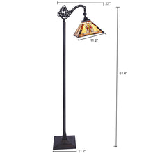 Load image into Gallery viewer, RADIANCE goods Mission 1 Light Reading Floor Lamp 11&quot; Shade
