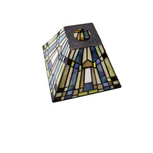 Load image into Gallery viewer, RADIANCE goods Mission-Style Blackish Bronze 1-Light Mini-Pendant 8&quot; Shade
