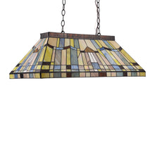 Load image into Gallery viewer, RADIANCE goods Mission 3 Light Blackish Bronze Island Fixture 28&quot; Wide
