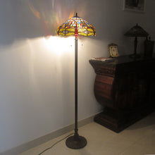 Load image into Gallery viewer, RADIANCE goods Dragonfly 3 Light Floor Lamp 18&quot; Shade
