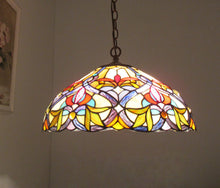 Load image into Gallery viewer, RADIANCE goods Victorian-Style 2 Light Inverted Ceiling Pendant 18&quot; Shade
