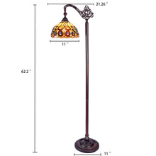 Load image into Gallery viewer, RADIANCE goods Mission 1 Light Reading Floor Lamp 11&quot; Shade
