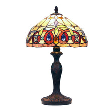 Load image into Gallery viewer, RADIANCE goods Tiffany-style Dark Bronze 1 Light Table Lamp 12&quot; Shade
