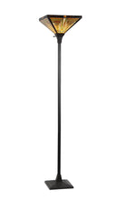 Load image into Gallery viewer, RADIANCE goods Mission 1 Light Torchiere Floor Lamp 14&quot; Shade
