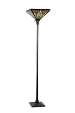 Load image into Gallery viewer, RADIANCE goods Mission 1 Light Torchiere Floor Lamp 14&quot; Shade
