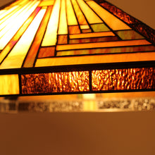 Load image into Gallery viewer, RADIANCE goods Mission-Style 2 Light Inverted Ceiling Pendant 16&quot; Shade
